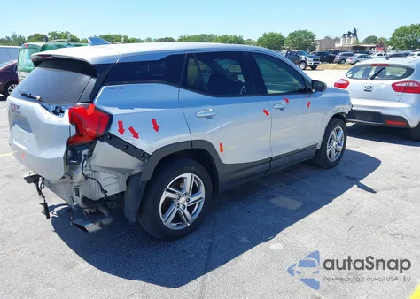 2018 GMC Terrain Sle из США, поврежденный, VIN 3GKALMEX0JL180212